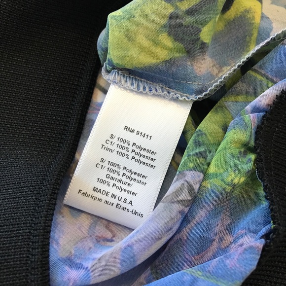 CLOVER CANYON Space Garden Chiffon Top - Picture 14 of 14